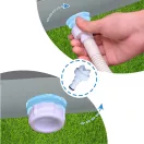 Avenli Frame Plus medenceszett köralakú szürke 305x76cm