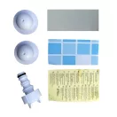 Avenli Frame Plus medenceszett köralakú szürke 305x76cm