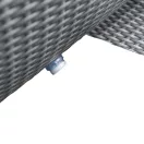 Avenli Frame Plus medenceszett téglalap alakú szürke rattan minta 540x250x100cm