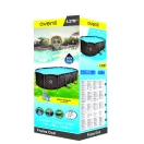 Avenli Frame medenceszett ovális barna rattan hatású 427x275x100cm