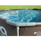 Avenli Frame medenceszett ovális barna rattan hatású 427x275x100cm