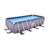   Avenli Frame Plus medenceszett téglalap alakú antik fa minta 400x200x99cm