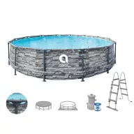   Avenli Frame Plus medenceszett köralakú retro tégla minta 427x107cm