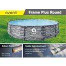 Avenli Frame Plus medenceszett köralakú retro tégla minta 427x107cm