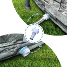 Avenli Frame Plus medenceszett köralakú retro tégla minta 427x107cm