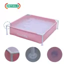 SunClub Frame gyerekmedence szögletes rózsaszín 122x122x33cm