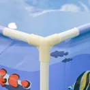 SunClub Frame gyerekmedence szögletes óceán mintás 122x122x33cm kor:3+év