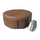 Avenli Nice felfújható jakuzzi barna rattan hatású 204x70cm