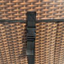 Avenli Nice felfújható jakuzzi barna rattan hatású 204x70cm