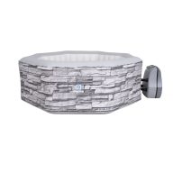   Avenli Vermont felfújható jakuzzi szürke tégla hatású 195x195x70cm