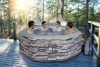 Avenli felfújható jakuzzi Vermont szürke tégla mintás 195x195x70cm