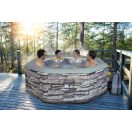 Avenli Vermont felfújható jakuzzi szürke tégla hatású 195x195x70cm