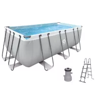   Avenli Frame medenceszett téglalap alakú szürke 400x207x122cm