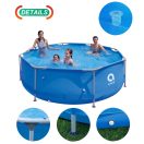 Avenli Frame medenceszett köralakú kék 300x76cm