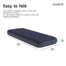 Avenli Single felfújható vendégágy sötétkék 191x73x22cm