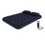Avenli Double felfújható vendégágy szett párnával és kétirányú kézi pumpával sötétkék 191x137x22cm