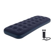  Avenli Single felfújható vendégágy szett kétirányú kézi pumpával sötétkék 191x73x22cm