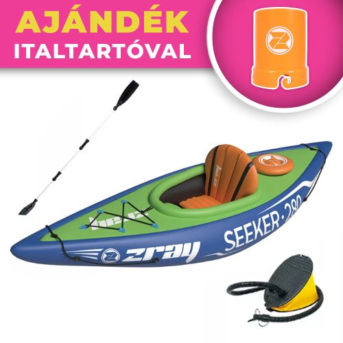 Zray felfújható kajak Seeker 360 egyszemélyes 282x90cm 80kg teherbírás