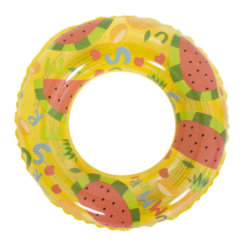 Avenli felfújható úszógumi mintás sárga 50cm kor:3-5év