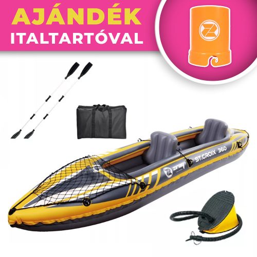 Zray felfújható kajak St.Croix 360 kétszemélyes 350x78x52cm 160kg teherbírás