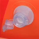 SunClub nagy gyerekmedence téglalap alakú szivárvány színű 195x140x47cm kor:6+év