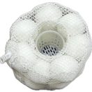 Aqualoon White szűrőgolyó szűrőhálóban masszázsmedencéhez