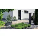 Prosperplast Bloma virágtartó futtatóval antracit 58x28,8x22cm