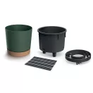 Prosperplast Home Grower virágtartó vagy paradicsomtermesztő fenyőzöld/barna 39x37,5x35cm