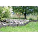 Prosperplast Garden Stone ágyásszegély antracit 390x18,7cm