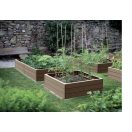 Prosperplast Base Woody magaságyás rusztikus tégla 75,6x75,6x25cm