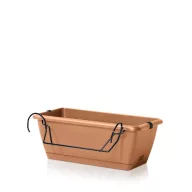   Prosperplast Respana Easycare W 40-es balkonláda akasztóval terrakotta 39,7x19x14cm