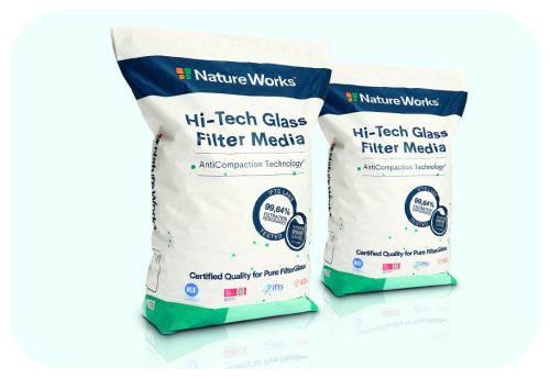 Nature Works szűrőüveg 0,6-1,2 mm 20 kg